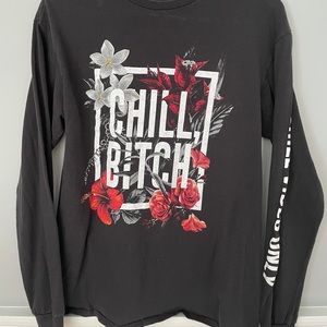 Chill vibes only long sleeve
